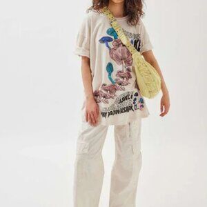 PROJECT SOCIAL T URBAN OUTFITTERS Slouchy Mushroom Tshirt Dress